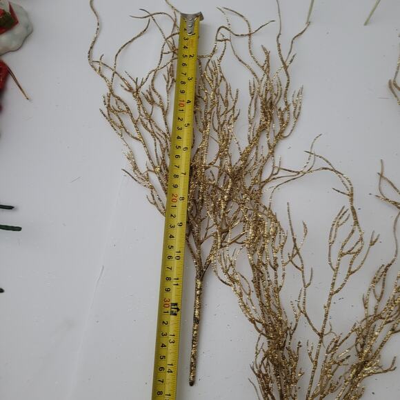 Sparkling Glitter Twigs - Gold & Silver Floral Decor - Picture 7 of 10